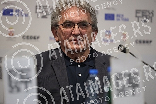 Press conference at the 49th Fest, where Slobodan Ivetic, director Press conference at the 49th Fest, where Slobodan Ivetic, director