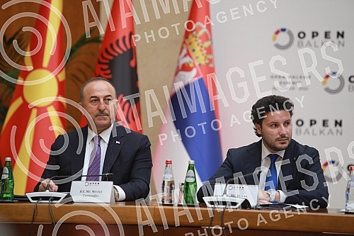 The Open Balkan Leaders' Summit was opened in the Palace of Serbia.U Palati Srbija otvoren je Samita lidera Otvorenog Balkana.