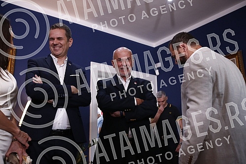 The movement for the renewal of the Kingdom of Serbia by Vojislav Mihailovic marked the party's Patron saint day - Vidovdan.Pokret obnove Kraljevine Srbije Vojislava Mihailovica obelezio je stranacku Slavu - Vidovdan