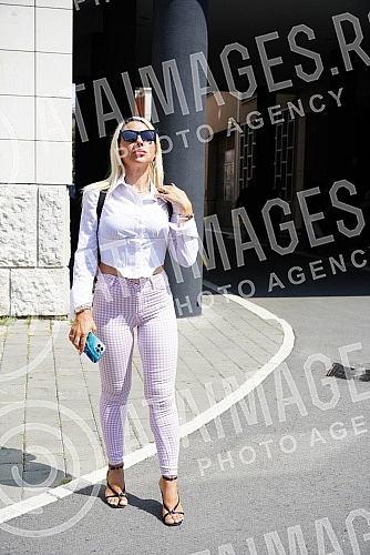 In the First Basic Public Prosecutor's Office in Belgrade, the journalist Jovana Jeremic was heard in connection with the threats sent to her, as is suspected, by S. M. from Apatin, who is in custody.
U Prvom osnovnom javnom tuzilastvu u Beogradu sa In the First Basic Public Prosecutor's Office in Belgrade, the journalist Jovana Jeremic was heard in connection with the threats sent to her, as is suspected, by S. M. from Apatin, who is in custody.
U Prvom osnovnom javnom tuzilastvu u Beogradu sa