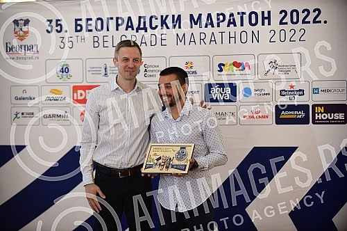 The Belgrade Marathon organized a ceremony called 