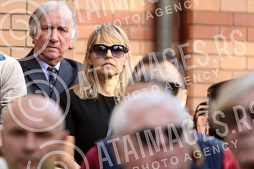 Funeral of Milena Dravic held on New cemetery.Sahrana Milene Dravic na Novom groblju.