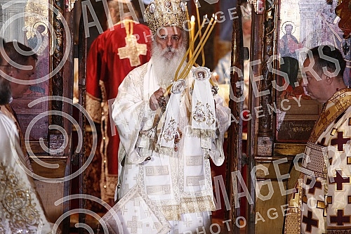 The Serbian Patriarch Porfirije was enthroned in the Peck Patriarchate Monastery, in Kosovo and Metohija, on the throne of the Archbishop of Pec and Serbian Patriarchs, and the act of ordination took place on the Feast of the Intercession of the Bles