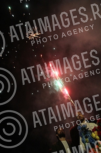 After the elections for the President of the Republic of Serbia in Head office of Ljubisa Preletacevic - Beli (Luka Maksimovic).Posle prvog kruga glasanja na izborima za predsednika Republike Srbije u prostorijama kandidata Ljubise Preletacevica - B