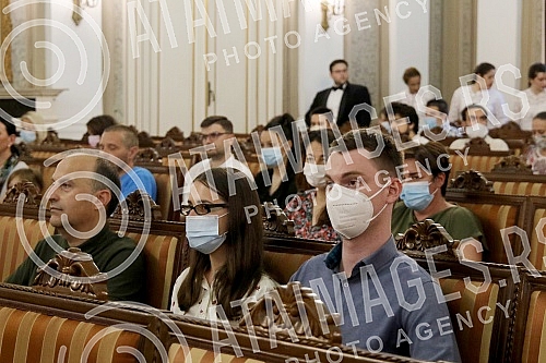 In the Ceremonial Hall of the Rectorate of the University of Belgrade, the Center for the Promotion of Science (CPN) presented awards to organizations and individuals who presented original ideas by participating in the Public Call for Financing Scie