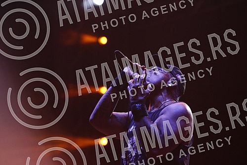 Performance of the Brazilian heavy metal band Sepultura on the Main Stage of the Exit festival.Nastup brazilskog hevi metal bend Sepultura na Glavnoj bini Exit festivala.