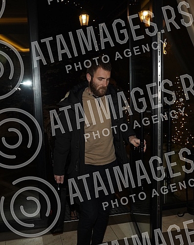 Singer Katarina Grujic and football player Marko Gobeljic became the parents of daughter Katja yesterday, and on that happy occasion, a celebration was held tonight at the Topciderac restaurant.