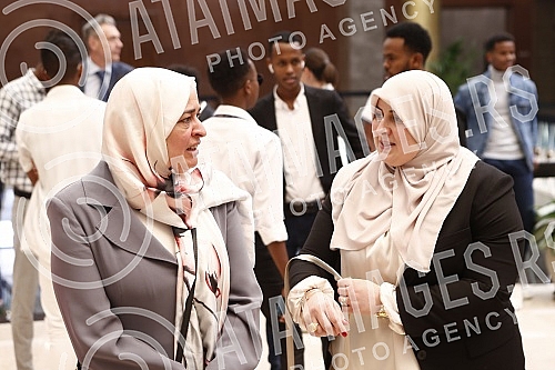 The Embassy of the Kingdom of Morocco organized an event on the occasion of Africa Day in the Palace of Serbia.Ambasada Kraljevine Maroka je organizovala u Palati Srbija dogadjaj povodom Dana Afrike.