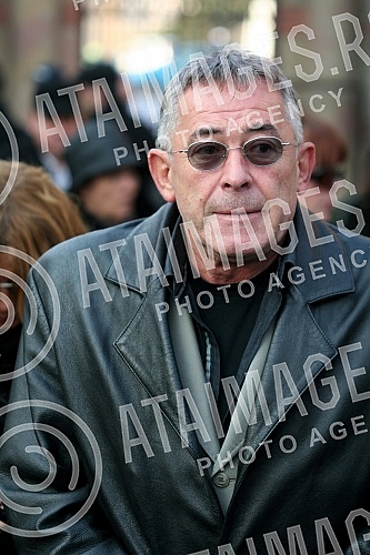 The funeral of Petar Kralj at the New Cemetery.Sahrana Petra Kralja  na Novom groblju.