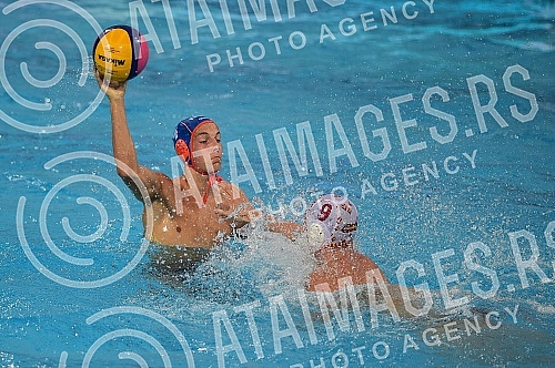 The match for the third place at the FINA World Junior Championship between the teams of Spain and the Netherlands was played at the pool on May 25. Milan Gale Muskatirovic.Mec za trece mesto na FINA Svetskom prvenstvo za juniore izmedju ekipa Span