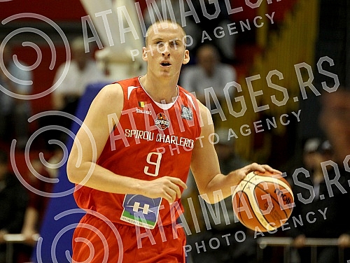 Basketball game, Reluar season - Group E Basketball Champions League; KK Partizan vs Proximus Spirou (Belgium) held in 