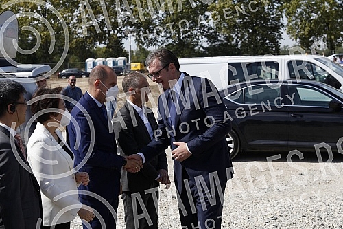 The President of the Republic of Serbia, Aleksandar Vucic, attended the ceremony of laying the foundation stone for the construction of a vaccine factory for the Chinese company Sinofarm, with the joint investment of Serbia, the People's Republic of The President of the Republic of Serbia, Aleksandar Vucic, attended the ceremony of laying the foundation stone for the construction of a vaccine factory for the Chinese company Sinofarm, with the joint investment of Serbia, the People's Republic of