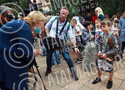 First Vice-President of the Government of Serbia and Minister of Education, Science and Technological Development Branko Ruzic visited the students and teachers of 