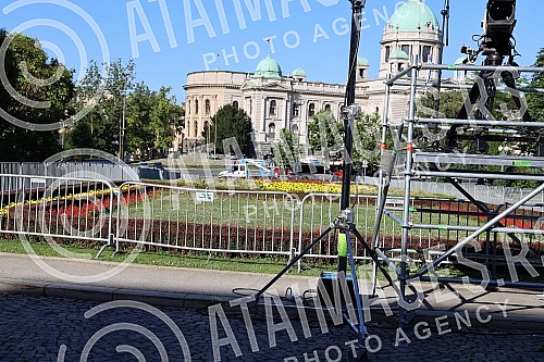 The City Assembly is preparing to welcome the women's basketball team that won a gold medal at the European Championships.
U Skupstini grada su u toku pripreme za docek zenske kosarkaske reprezentacije koja je osvojila zlatnu medalju na Evropksom p The City Assembly is preparing to welcome the women's basketball team that won a gold medal at the European Championships.
U Skupstini grada su u toku pripreme za docek zenske kosarkaske reprezentacije koja je osvojila zlatnu medalju na Evropksom p