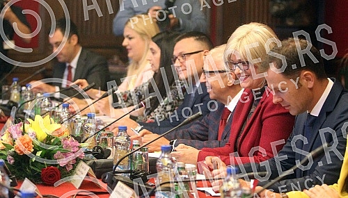 Meeting of representatives of the National Bank of Serbia and the IMF.Sastanak predstavnika Narodne banke Srbije i MMF.