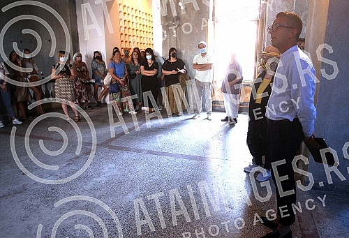 Closing of the 58th October Salon - Belgrade Biennale, which was conceived by a couple of Italian curators Ilari Marot and Andrea Bacin under the thematic framework and the title Dreamers.Zatvaranje 58. Oktobarskog salona  Beogradskog bijenalea ko