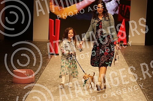 Fashion show of clothes for pets by Irena Atanaskovic.Modna revija odece za kucne ljubimce by Irena Atanaskovic.