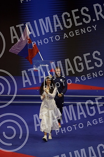 The opening ceremony of the AIBA Men's Boxing Championship was held at the Stark Arena in Belgrade.Svecana ceremonija otvaranja AIBA Svetskog prvenstva u boksu za muskarce odrzana je u Stark Areni u Beogradu.  