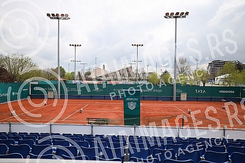 A tour of the Novak Tennis Center, where preparations are underway for the SERBIA OPEN 2022 tournament.Obilazak terena Teniskog centra Novak na kome teku pripreme za turnir SERBIA OPEN 2022.