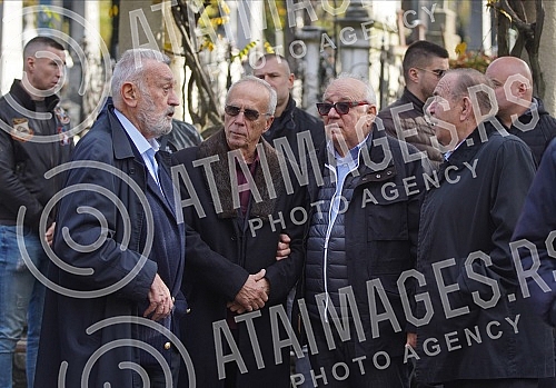 Funeral of Miroslav Popovic, President of the Serbian Professional Boxing Federation held at the New Cemetery - In the Alley of Merited Citizens.
Sahrana Miroslava Popovic, predsednik Srpske profi boks federacije odrzana na Novom groblju - U Aleji za Funeral of Miroslav Popovic, President of the Serbian Professional Boxing Federation held at the New Cemetery - In the Alley of Merited Citizens.
Sahrana Miroslava Popovic, predsednik Srpske profi boks federacije odrzana na Novom groblju - U Aleji za