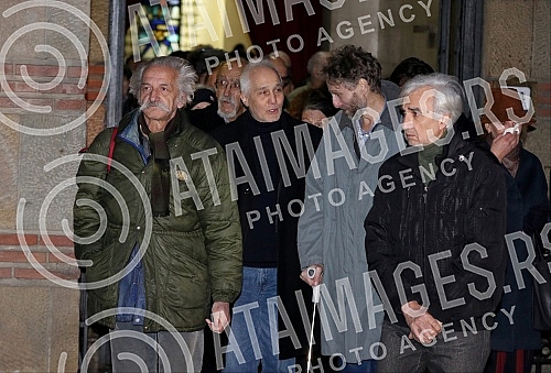 Burial - the cremation of the Serbian actress Neda Arneric held at the New Cemetery.Sahrana - kremacija srpske glumice Nede Arneric odrzana na Novom groblju.
