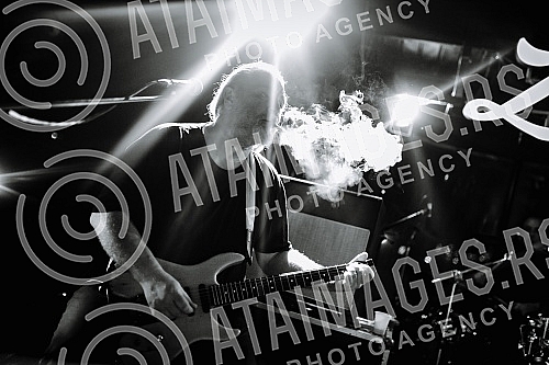 Rock musician - composer, singer, guitarist, songwriter Nikola Vranjkovic held a concert on the stage of the Zappa Barka, where he premiered songs from the latest mini-album 