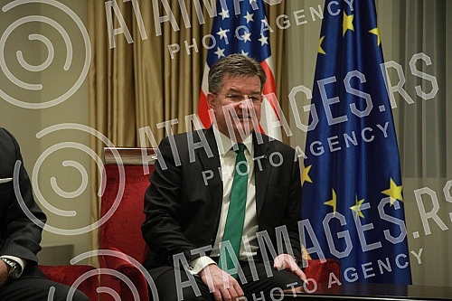 The President of the Republic of Serbia, Aleksandar Vucic, met with the US Deputy Assistant Secretary of State, Gabriel Escobar, and the European Union Special Representative for Belgrade-Pristina Dialogue and Other Western Balkans Regional Issues, M