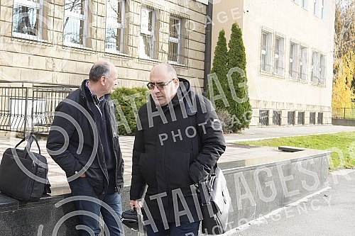 Vladimir Djukanovic Djuka, SNS MP, member of the High Judicial Council and the State Council of Prosecutors, lawyer of the accused Predrag Koluvija in the 