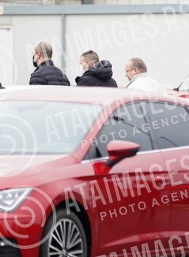 Accompanied by a lawyer, Vladimir Vuletic went to the premises of the Prosecutor's Office for Organized Crime in Ustanicka Street in Belgrade to be questioned about the circumstances of his cooperation with Veljko Belivuk's criminal organization, whi