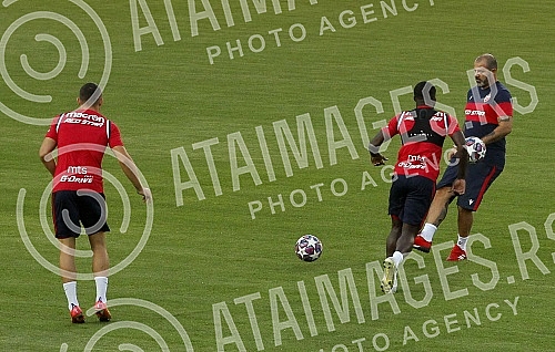 Official training of FC Red Star in Tiraspol, Moldova, where a rematch of the third round of qualifications for the Champions League against FC Seriff awaits them tomorrow.Zvanicni trening FK Crvena Zvezda u Tiraspolju, Moldavija gde ih sutra oceku