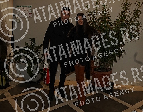 Singer Katarina Grujic and football player Marko Gobeljic became the parents of daughter Katja yesterday, and on that happy occasion, a celebration was held tonight at the Topciderac restaurant. Singer Katarina Grujic and football player Marko Gobeljic became the parents of daughter Katja yesterday, and on that happy occasion, a celebration was held tonight at the Topciderac restaurant.