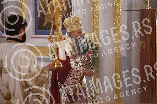 His Holiness Patriarch of Serbia Mr. Porfirije and His Beatitude Archbishop of Ohrid and Macedonia Mr. Stefan, together with all the hierarchs of the Serbian Orthodox Church and the Macedonian Orthodox Church - Ohrid Archbishopric, served the Holy Hi