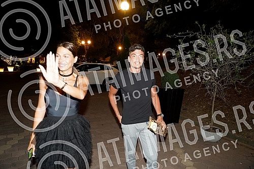 Saban Saulic's grandson, Anderlecht football player Luka Adzic and his wife Aleksandra became parents yesterday, and tonight a celebration was organized in the Topciderac restaurant on the occasion of Lana Adzic's birth.Unuk Sabana Saulica, fudbale