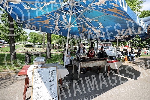 First May - Labor Day at the Belgrade Hippodrome.Prvi maj, praznik rada na beogradskom Hipodromu.