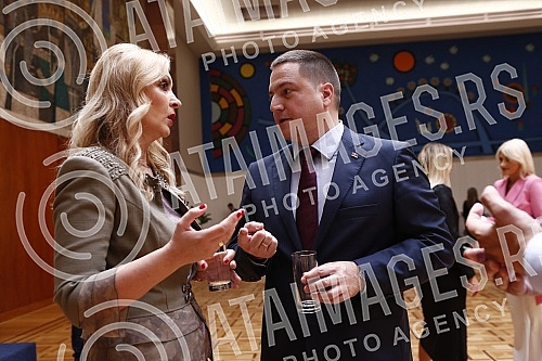 A ceremony was held at the Palace of Serbia on the occasion of awarding scholarships for doctoral students and their inclusion in scientific research.U Palati Srbija odrzana je svecanost povodom dodele ugovora o stipendiranju studenata doktorskih a