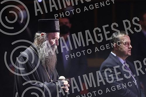The ceremonial academy in Belgrade's Kombank hall marked the Day of Remembrance for the victims of the 1999 NATO aggression.
Svecanom akademijom u beogradskoj Kombank dvorani, obelezen je Dan secanja na stradale u NATO agresiji 1999. godine. The ceremonial academy in Belgrade's Kombank hall marked the Day of Remembrance for the victims of the 1999 NATO aggression.
Svecanom akademijom u beogradskoj Kombank dvorani, obelezen je Dan secanja na stradale u NATO agresiji 1999. godine.