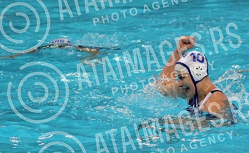 Evropsko prvenstvo u vaterpolu (European waterpolo championships - 32nd for men and 16th for women) Srbija - Nemacka (Serbia vs Germany - women).