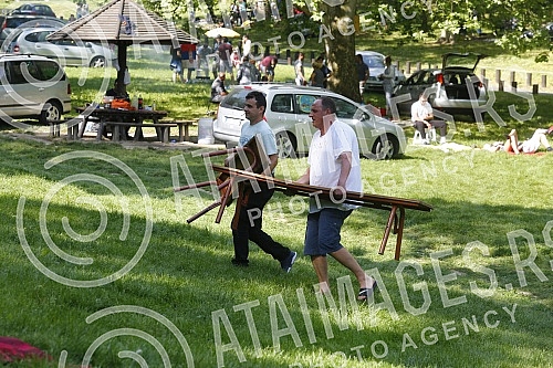 Celebration of International Workers' Day (Labour Day) on Kosutnjak - Prvomajski uranak.
Proslava Internacionalnog dana radnika (Praznik rada) na Kosutnjaku - Prvomajski uranak. Celebration of International Workers' Day (Labour Day) on Kosutnjak - Prvomajski uranak.
Proslava Internacionalnog dana radnika (Praznik rada) na Kosutnjaku - Prvomajski uranak.