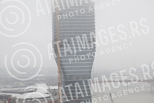 The President of Serbia Aleksandar Vucic and the President of the company 