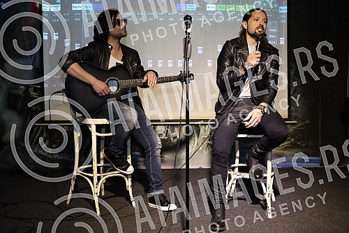 The press conference of the Bulgarian representative at the Eurovision Song Contest Ronnie Romero was held in Wurst Platz.Konferencija za medije bugarskog predstavnik na Eurosongu   Ronijea Romera odrzana je u Wurst Platzu.