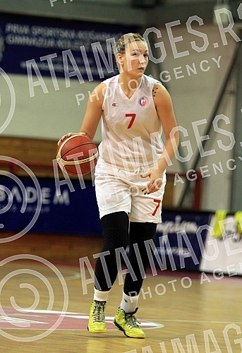 Utakmica 6. kola Prve Zenske Lige Srbije izmedju ZKK Crvena Zvezda i ZKK Student odigrana u hali Basket City. 