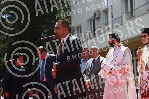 The City of Doboj Celebrates the Baptism - The Transfiguration of the Lord with the Visit of the Serbian Patriarch Porphyry and the Officials of the Republic of Srpska.Grad Doboj obelezio krsnu slavu - Preobrazenje Gospodnje uz posetu patrijarha sr