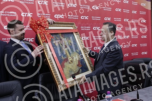 The President of the Socialist Party of Serbia, Ivica Dacic, held a meeting with the leadership of the Belgrade City and Municipal Organizations of the SPS.
Predsednik Socijalisticke partije Srbije Ivica Dacic odrzao je sastanak sa rukovodstvom beog The President of the Socialist Party of Serbia, Ivica Dacic, held a meeting with the leadership of the Belgrade City and Municipal Organizations of the SPS.
Predsednik Socijalisticke partije Srbije Ivica Dacic odrzao je sastanak sa rukovodstvom beog