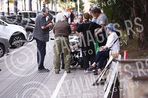 The protest of persons with disabilities in Serbia was held on the Plateau in front of the Ministry of Labor, Social Affairs and Veterans Affairs, and the protest organizers are demanding a meeting with the Minister of Labor, Employment, Social Affai