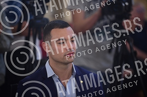 On the occasion of organizing the World Wrestling Championship, a press conference was held in the Old Palace.Povodom organizovanja Svetskog prvenstva u rvanju, u Starom dvoru odrzana je konferencija za medije. 