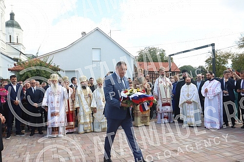 His Holiness Serbian Patriarch Mr. Porfirije led the liturgy in Jasenovac, in the monastery of St. John the Baptist, and this event is traditionally organized by the Eparchy of the Slavonic SPC under the name 