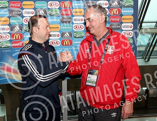 Konferencija za novinare - druzenje sa selektorima ucesnicima polufinala Evropskog prvenstva u futsalu (UEFA futsal Euro 2016, semi-finals).