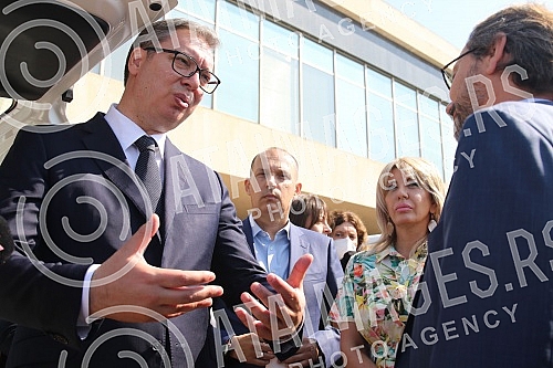 The President of the Republic of Serbia, Aleksandar Vucic, attended the handover of 26 specialized vehicles for the transport of vaccines and medical personnel procured with IPA 2020 funds through the EU Local Development Project (EU PRO PLUS), imple
