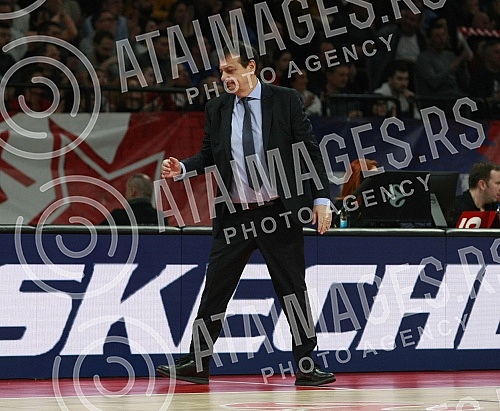 Match of Round 22 of Euroleague between BC Crvena zvezda vs BC Anadolu Efes Istanbul.Utakmica 22. kola Evrolige izmedju KK Crvena zvezda i KK Anadolu Efes.