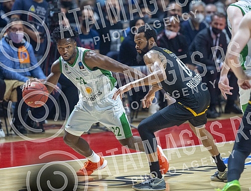 The match of the third round of 7DAYS EuroCup between BC Partizan NIS and BC Joventut was played in the hall Aleksandar Nikolic.Utakmica treceg kola 7DAYS EuroCup izmedju KK Partizan NIS i KK Huventud odigrana je u hali Aleksandar Nikolic.